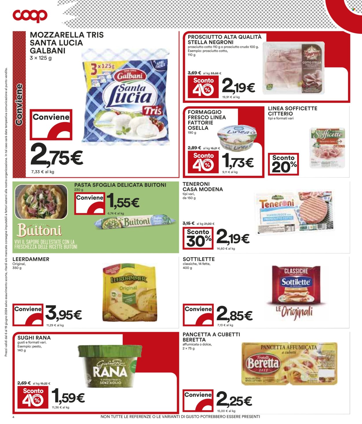 Leták Coop - 6.6.2024 - 19.6.2024. Strana 4