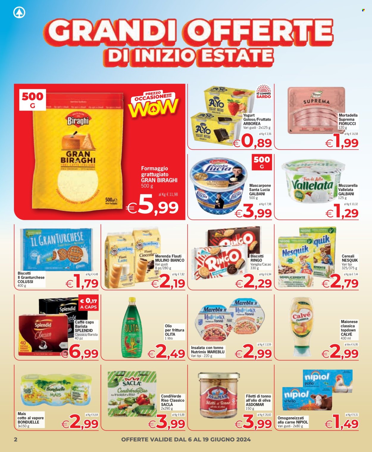 Volantino Eurospar - 6/6/2024 - 19/6/2024. Pagina 2