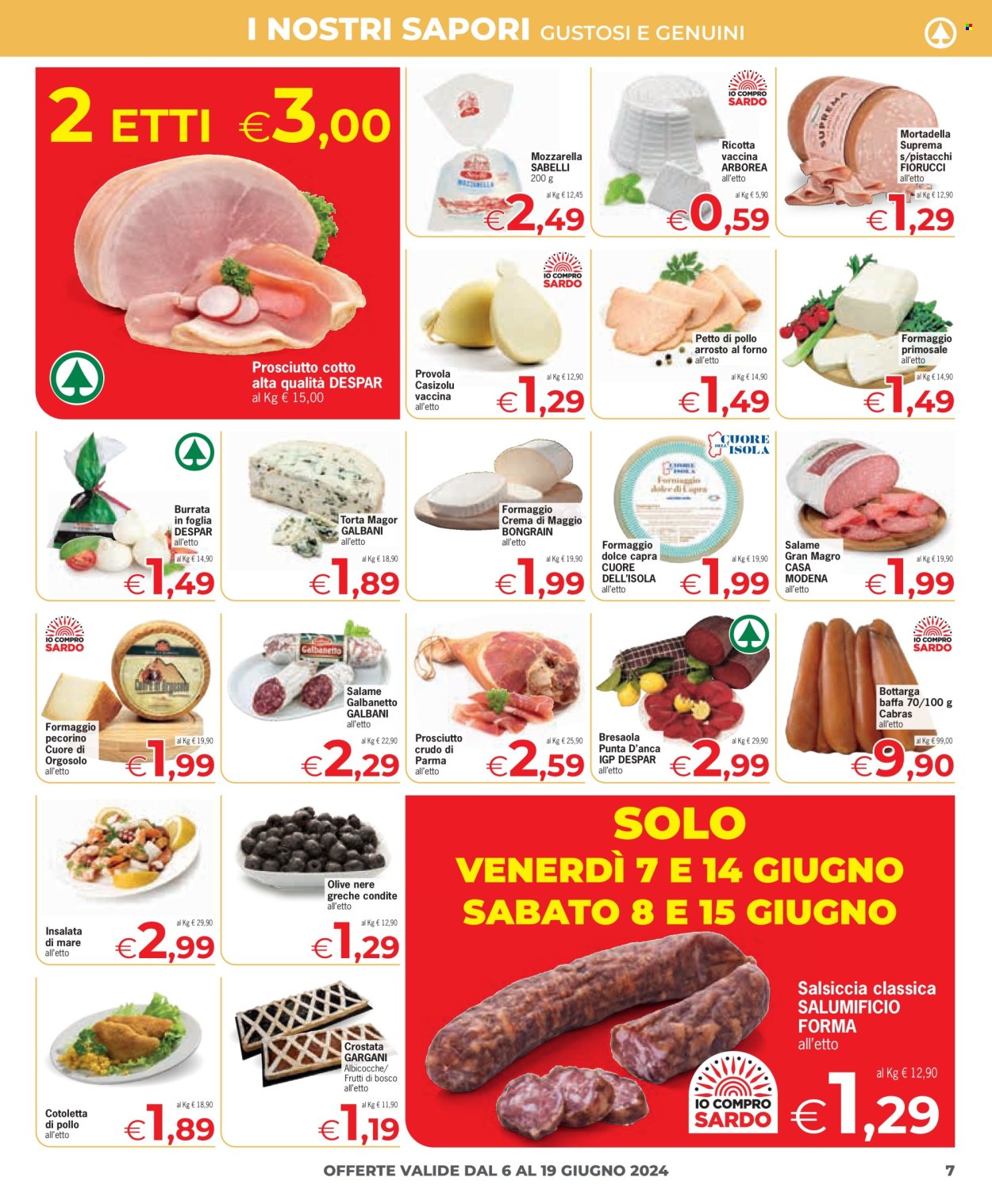 Volantino Eurospar - 6/6/2024 - 19/6/2024. Pagina 7
