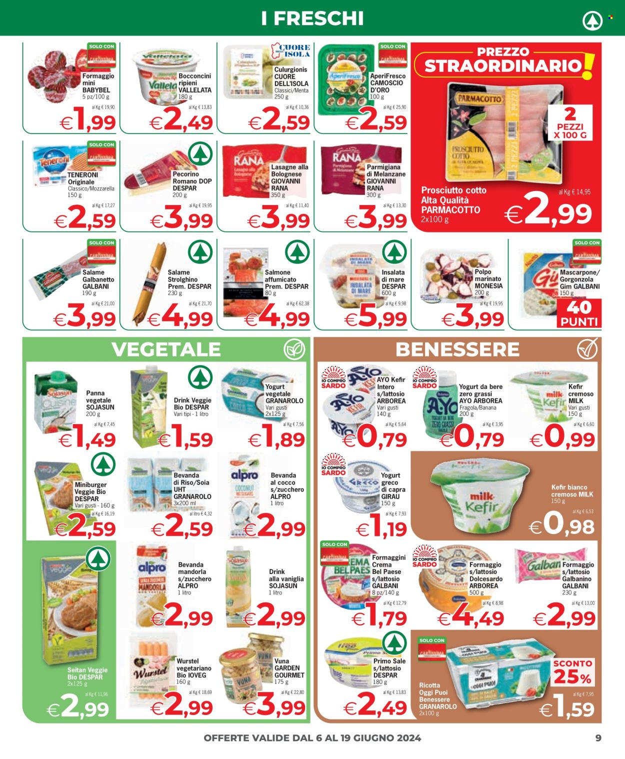 Leták Eurospar - 6.6.2024 - 19.6.2024. Strana 9