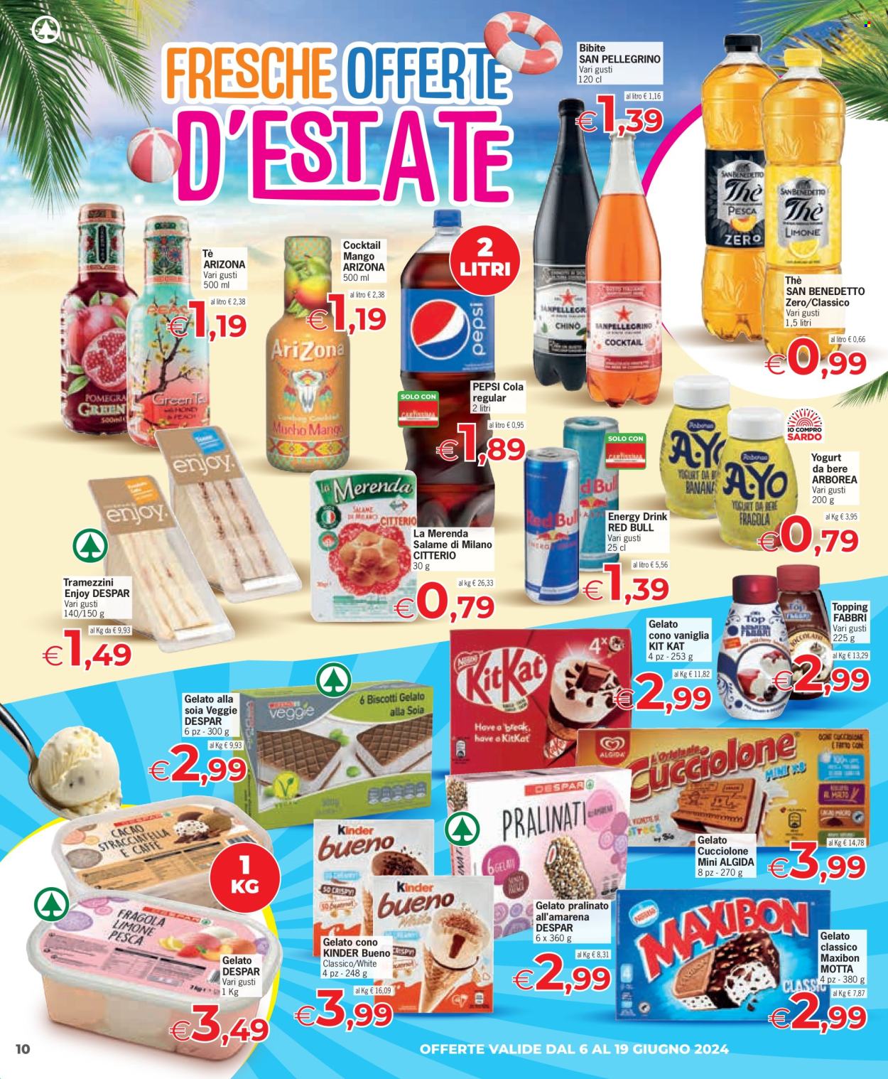 Volantino Eurospar - 6/6/2024 - 19/6/2024. Pagina 10