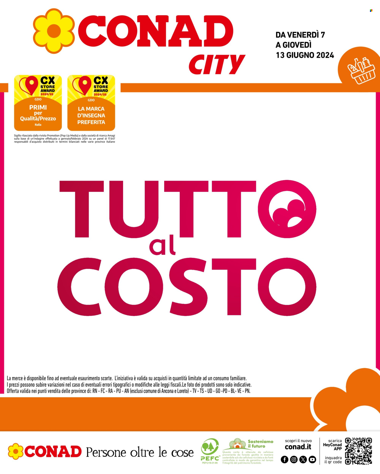Leták Conad City - 7.6.2024 - 13.6.2024. Strana 1