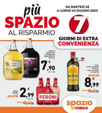 Volantino Spazio Conad - 18/6/2024 - 24/6/2024.