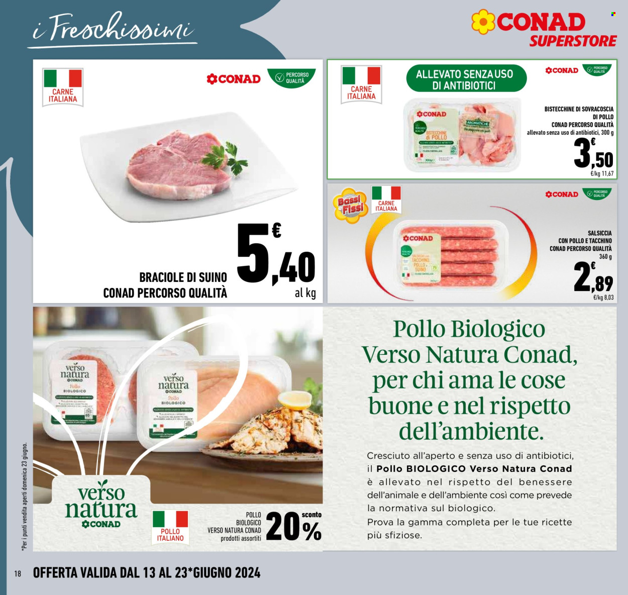 Leták Conad Superstore - 13.6.2024 - 23.6.2024. Strana 18