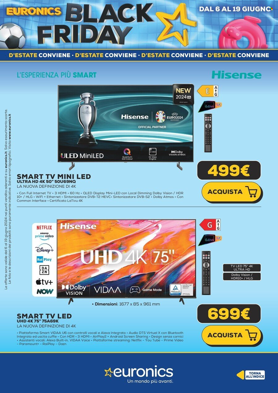 Volantino Euronics - 6/6/2024 - 19/6/2024. Pagina 3