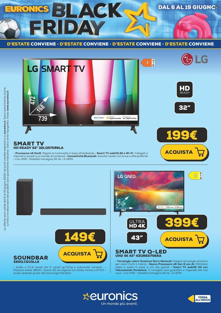 Volantino Euronics - 6/6/2024 - 19/6/2024. Pagina 6