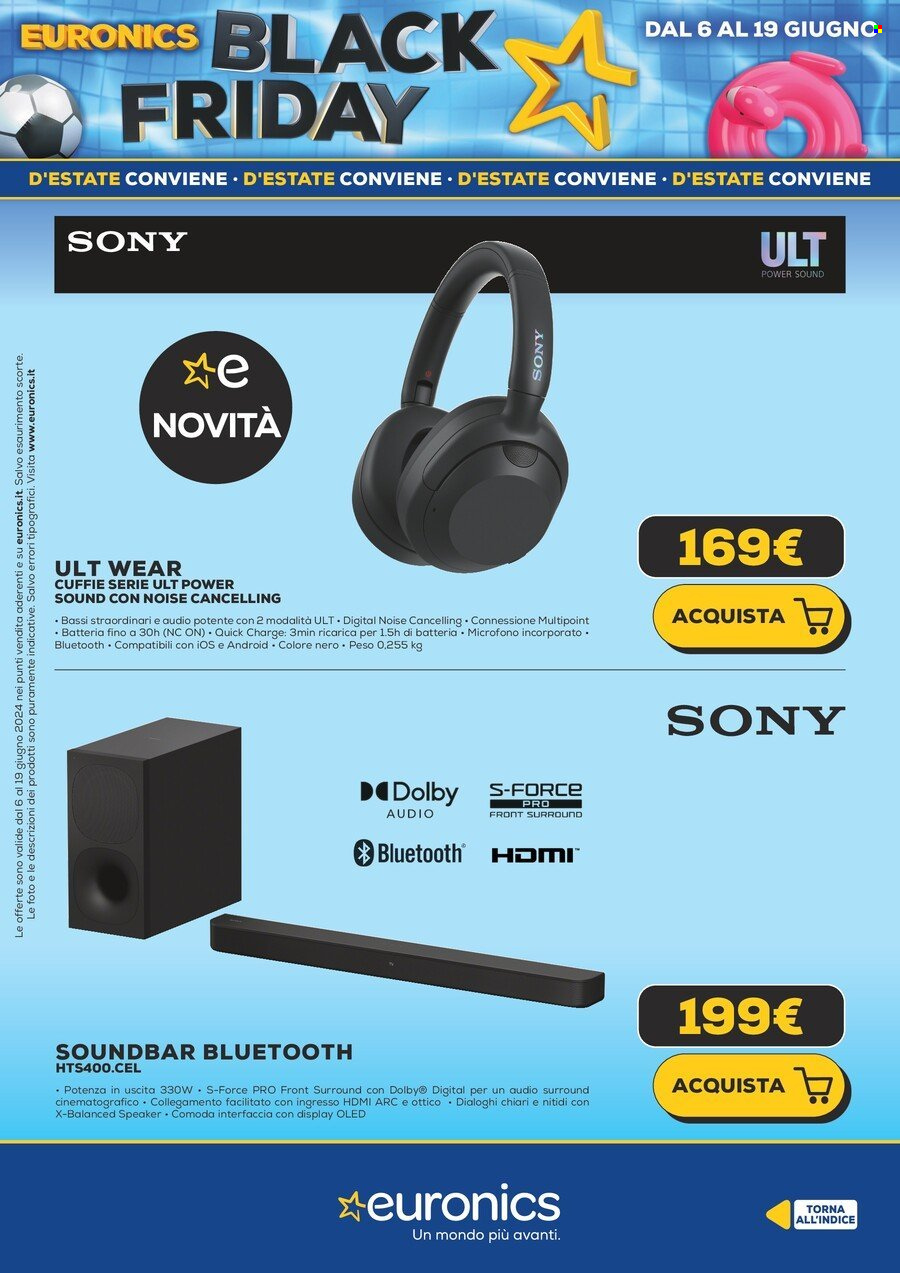 Volantino Euronics - 6/6/2024 - 19/6/2024. Pagina 10