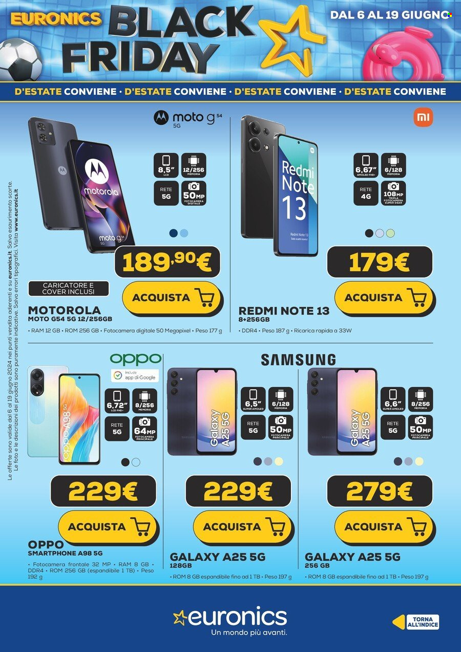 Volantino Euronics - 6/6/2024 - 19/6/2024. Pagina 13