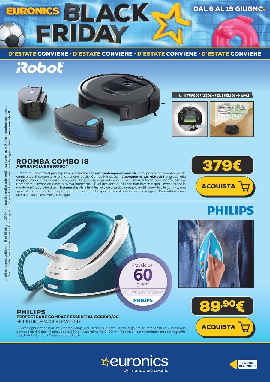 Volantino Euronics - 6/6/2024 - 19/6/2024. Pagina 30