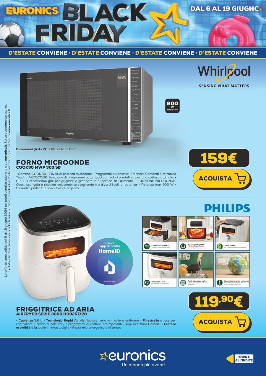 Volantino Euronics - 6/6/2024 - 19/6/2024. Pagina 31
