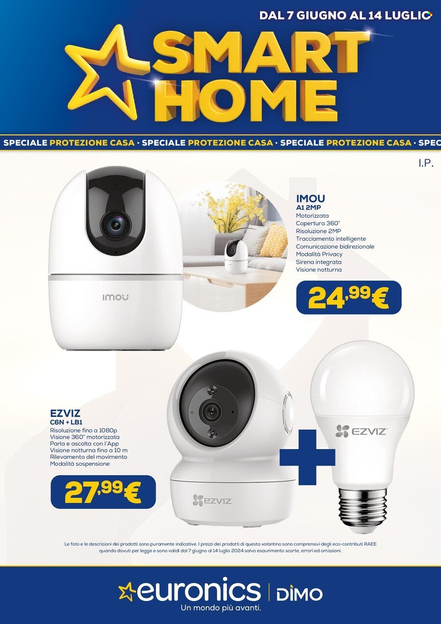 Volantino Euronics - 7/6/2024 - 14/7/2024. Pagina 1