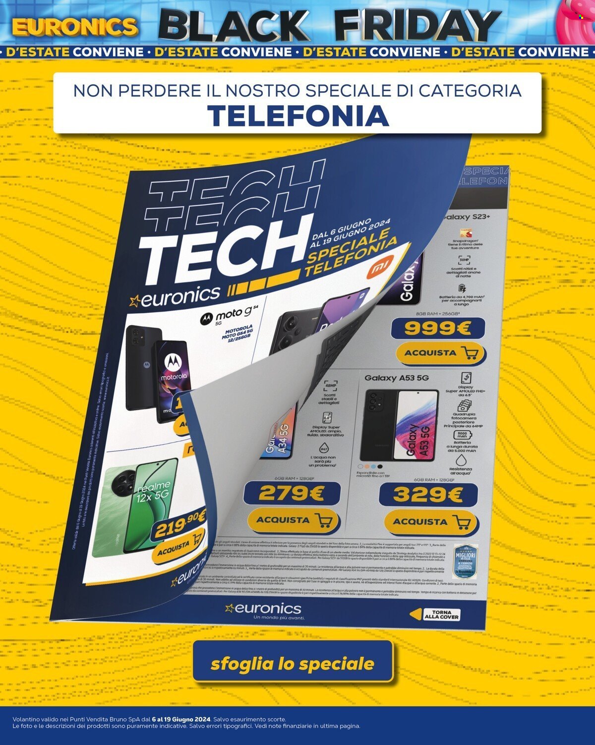 Volantino Euronics - 6/6/2024 - 19/6/2024. Pagina 9