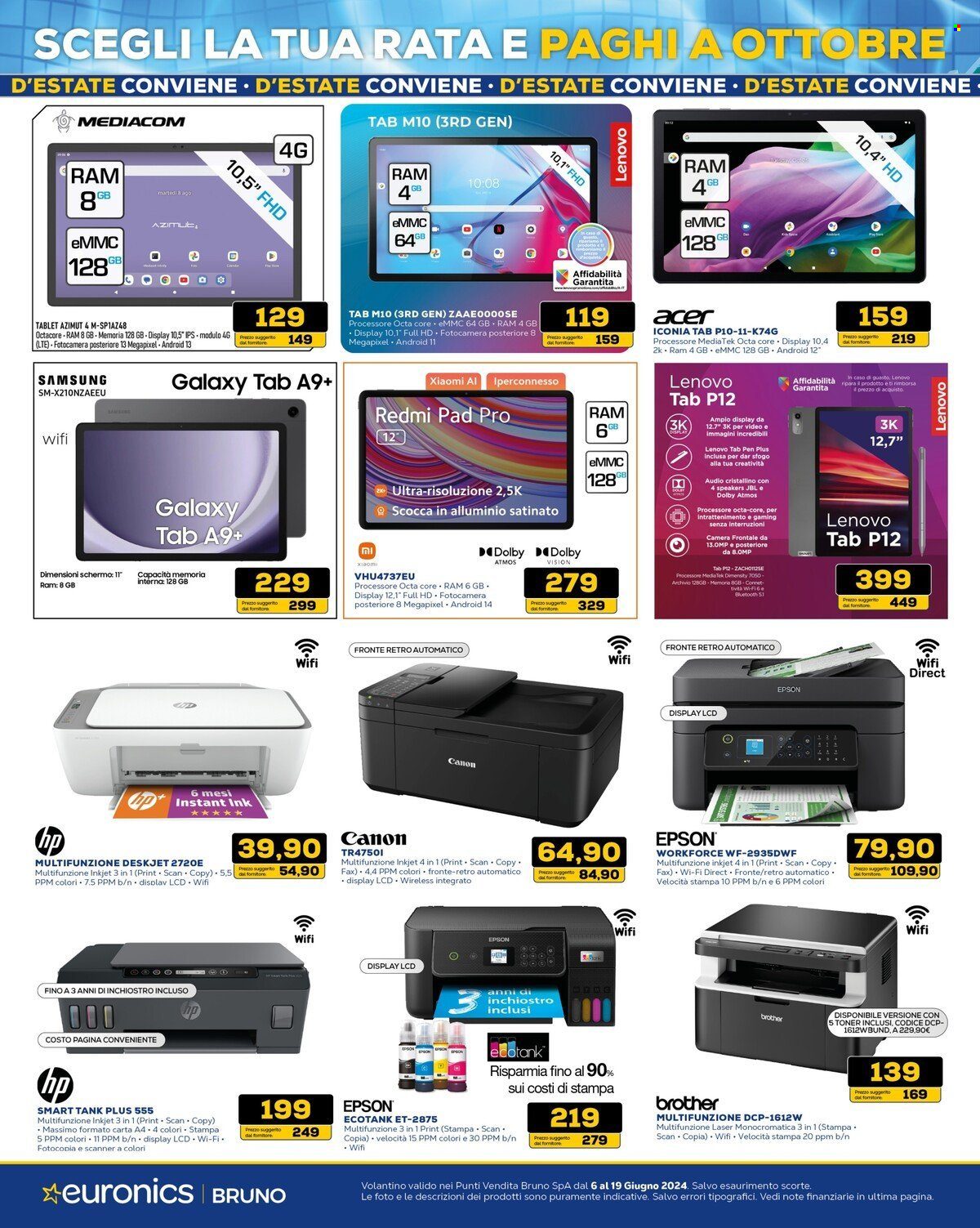 Volantino Euronics - 6/6/2024 - 19/6/2024. Pagina 19