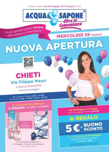 Volantino Acqua & Sapone - 29/5/2024 - 11/6/2024.