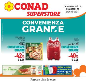 Volantino Conad Superstore - 12/6/2024 - 25/6/2024.
