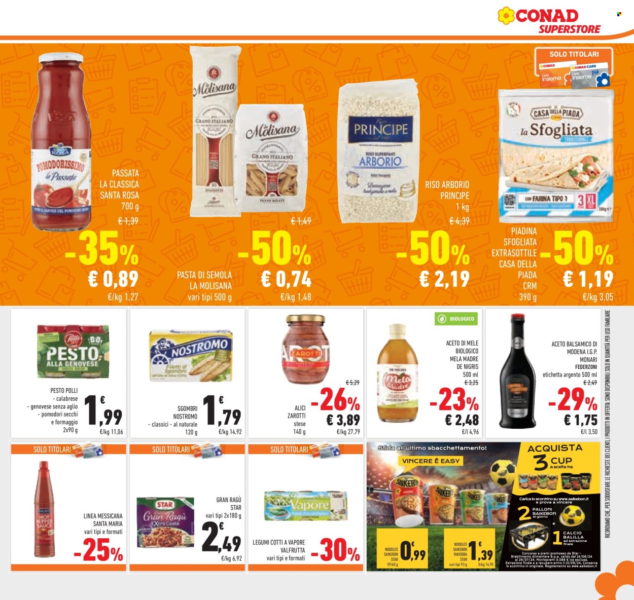 Volantino Conad Superstore - 12/6/2024 - 25/6/2024. Pagina 21