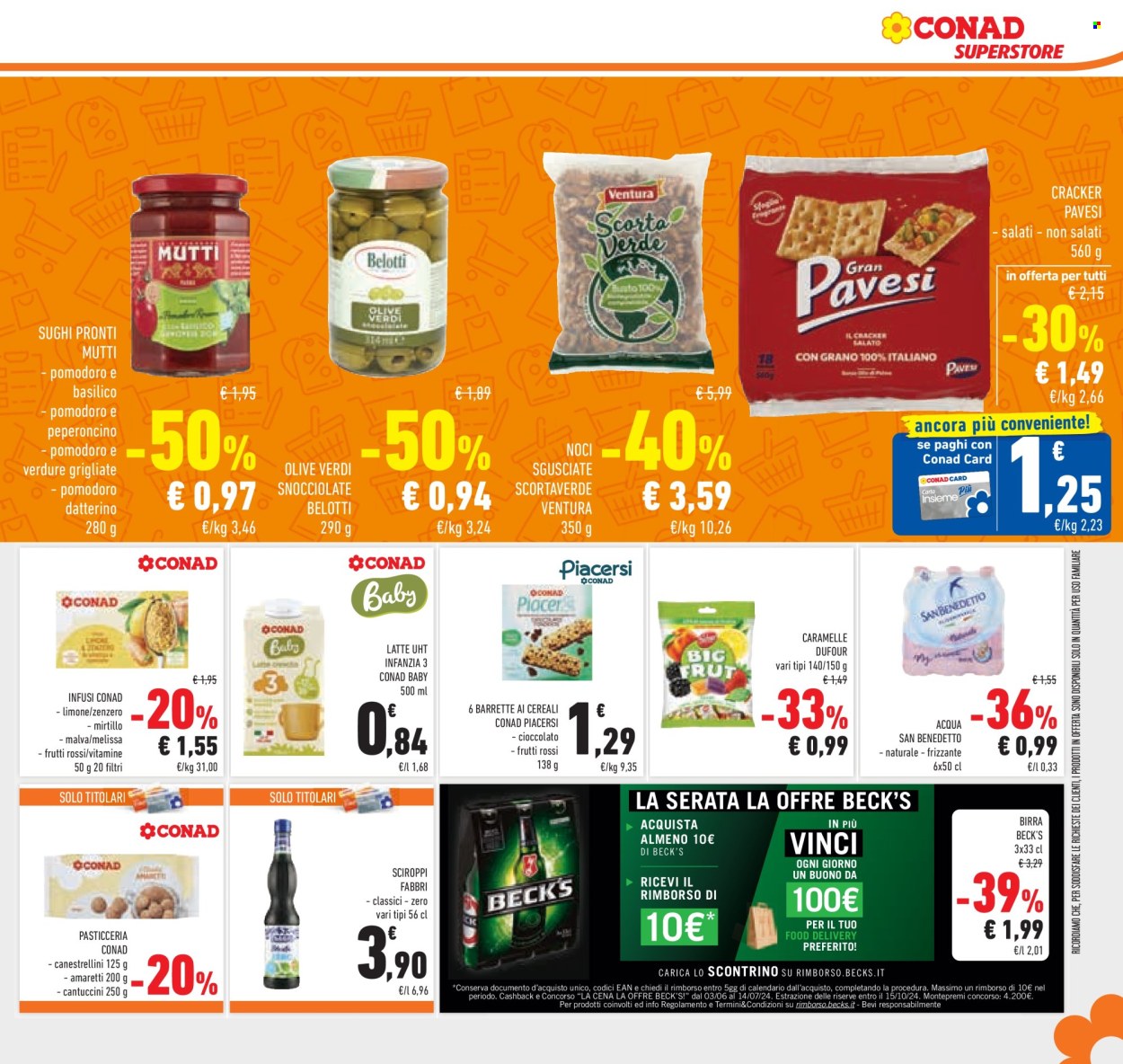 Volantino Conad Superstore - 12/6/2024 - 25/6/2024. Pagina 23
