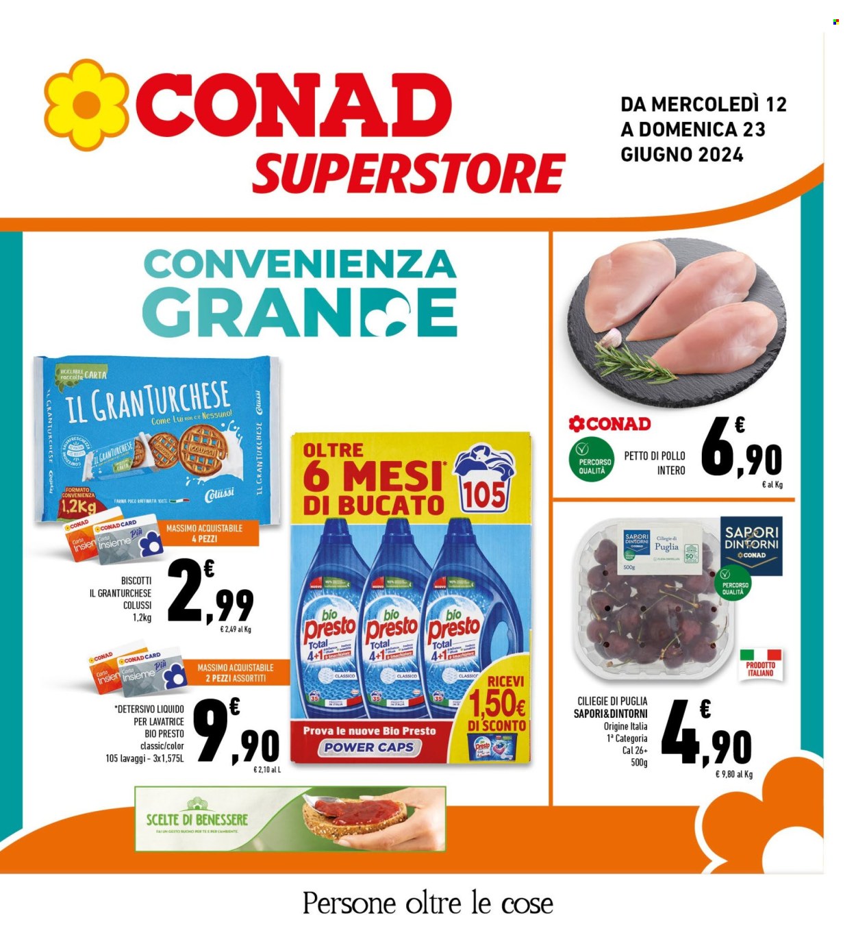Volantino Conad Superstore - 12/6/2024 - 23/6/2024. Pagina 1