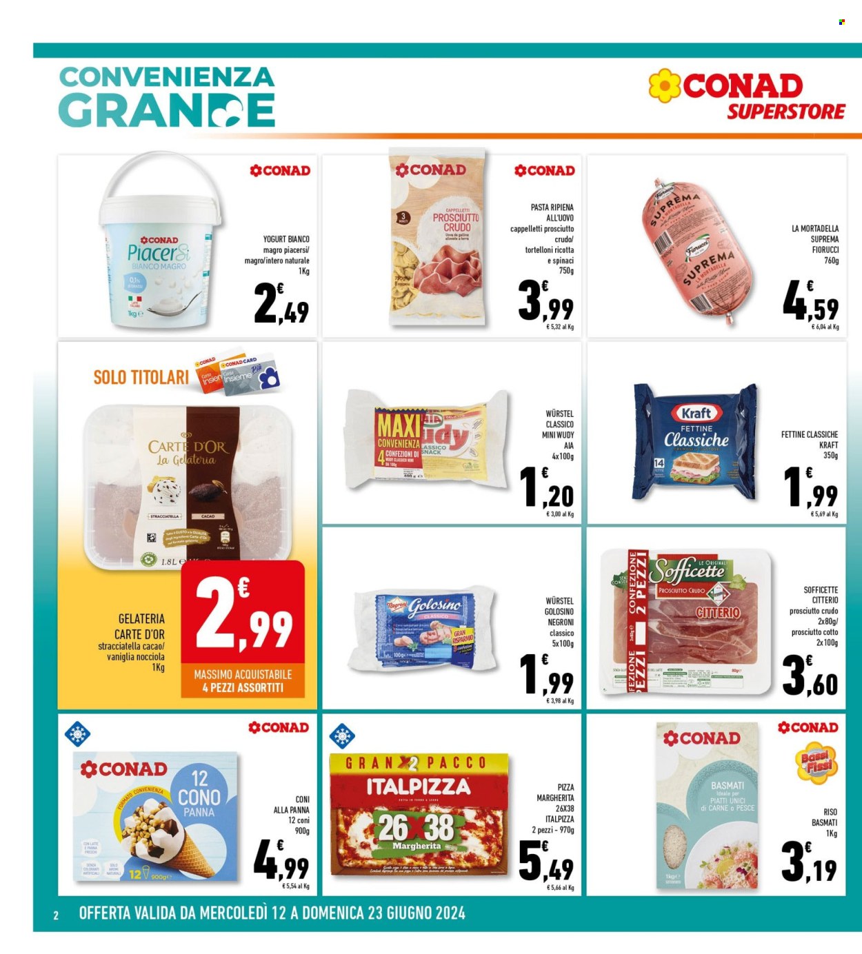 Volantino Conad Superstore - 12/6/2024 - 23/6/2024. Pagina 2