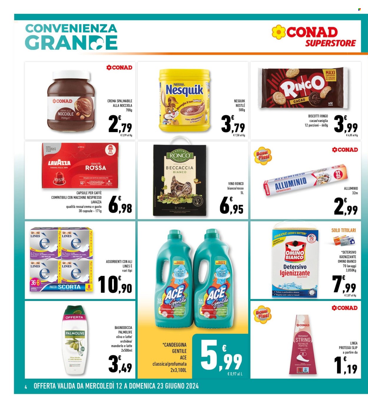 Volantino Conad Superstore - 12/6/2024 - 23/6/2024. Pagina 4