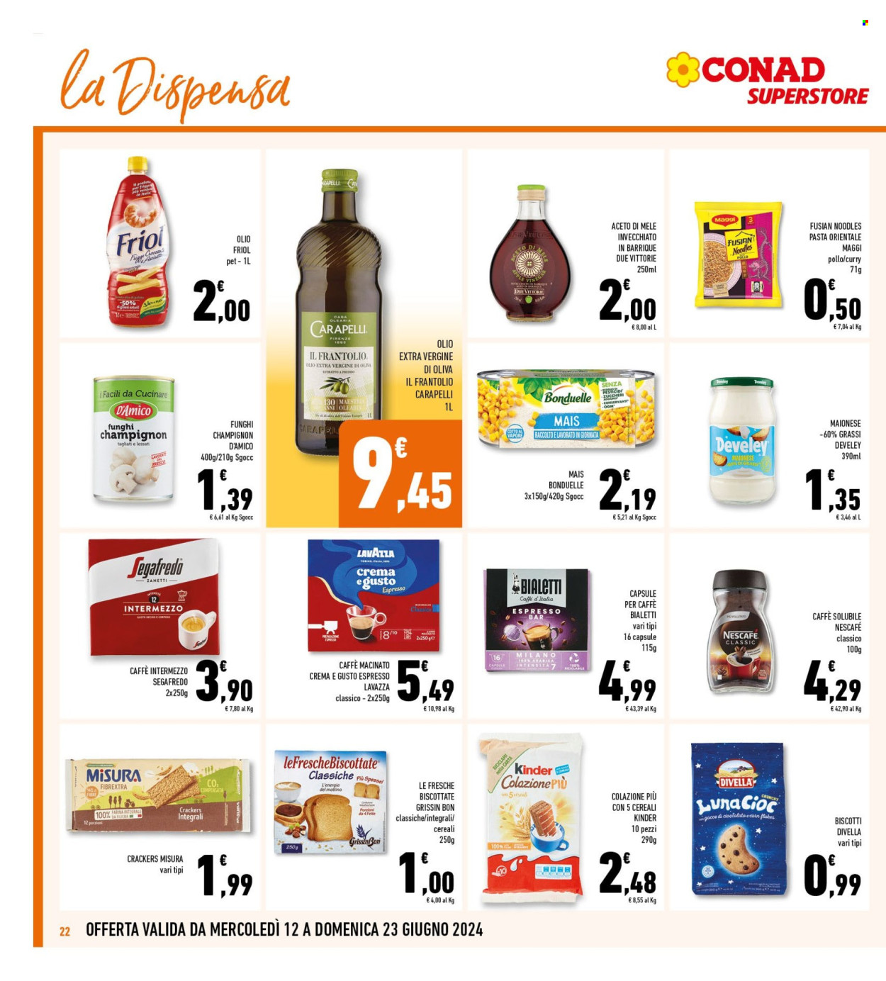 Leták Conad Superstore - 12.6.2024 - 23.6.2024. Strana 22