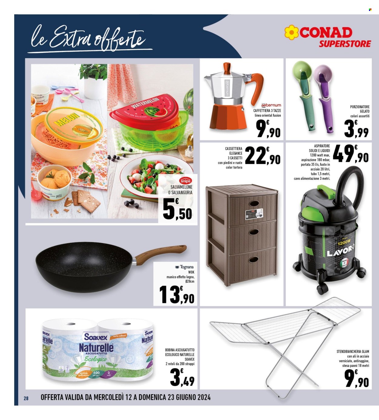 Volantino Conad Superstore - 12/6/2024 - 23/6/2024. Pagina 28