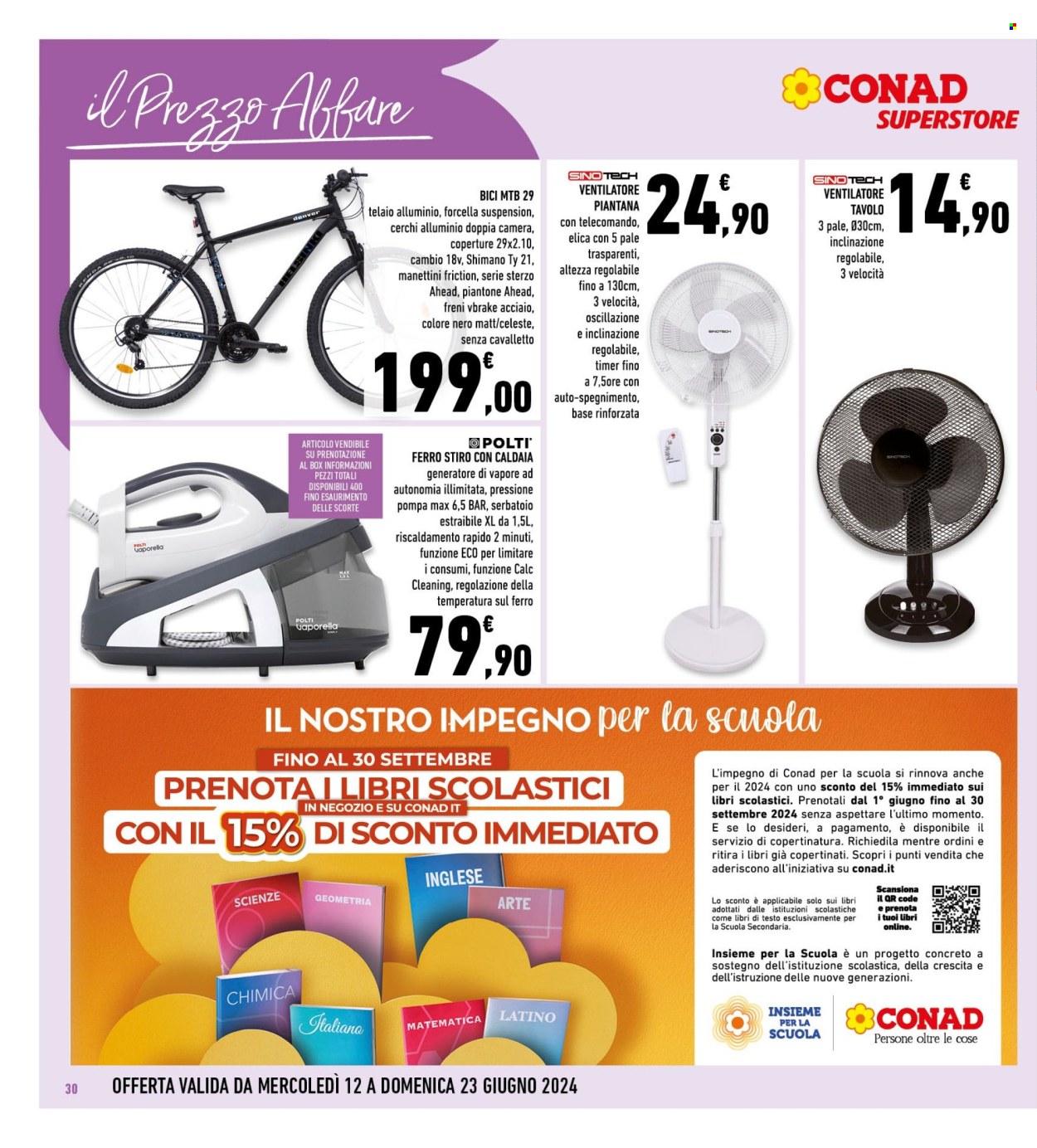 Volantino Conad Superstore - 12/6/2024 - 23/6/2024. Pagina 30