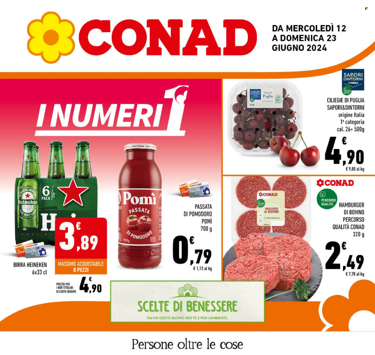 Volantino Conad - 12/6/2024 - 23/6/2024. Pagina 1