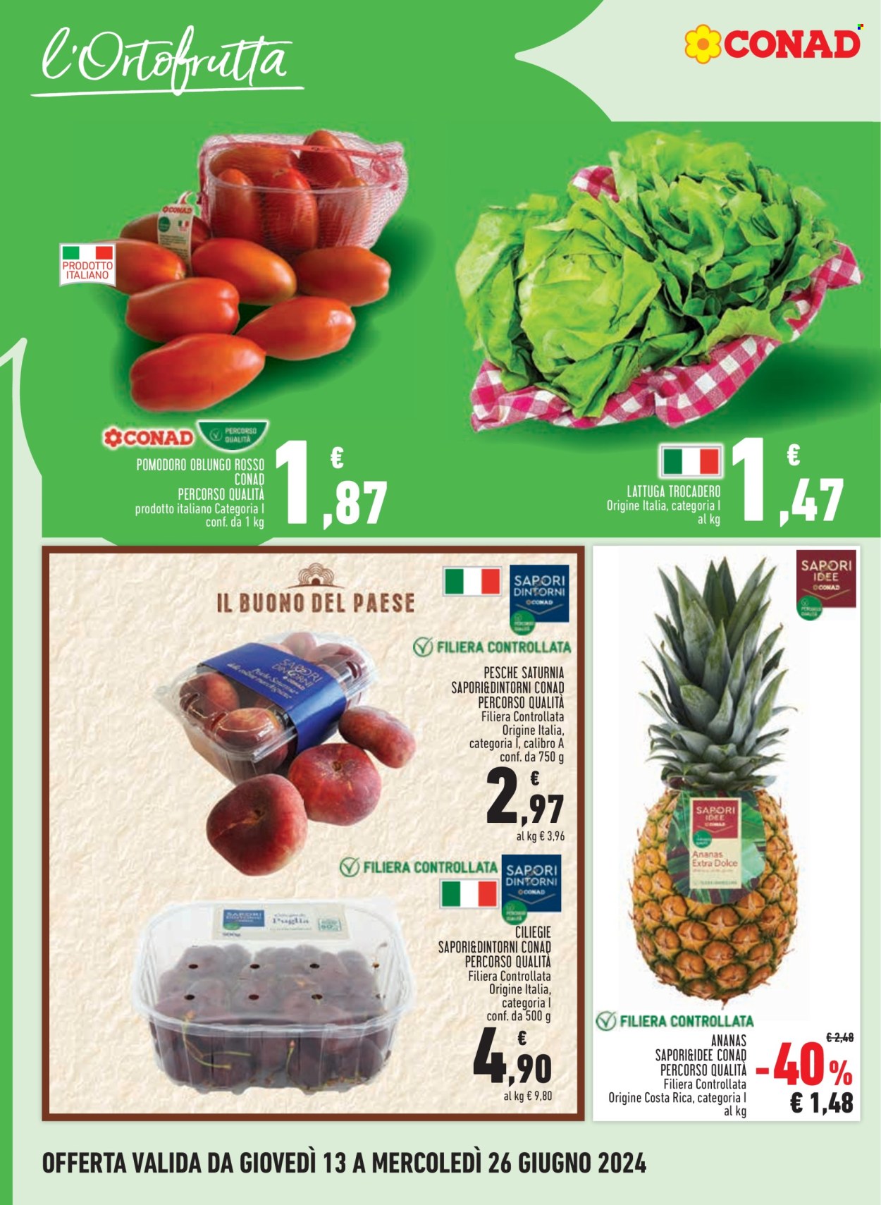 Volantino Conad - 13/6/2024 - 26/6/2024. Pagina 2