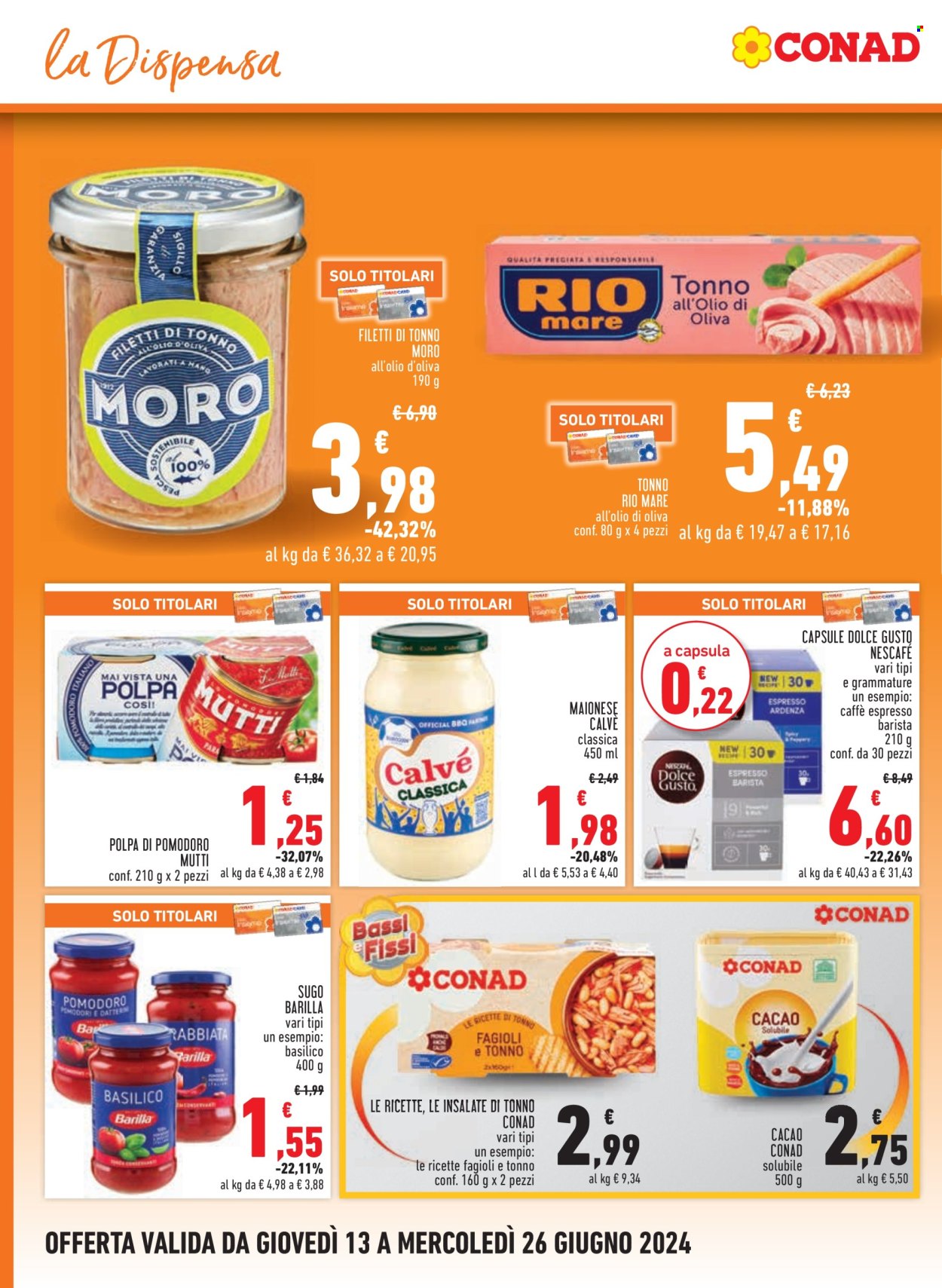 Volantino Conad - 13/6/2024 - 26/6/2024. Pagina 12