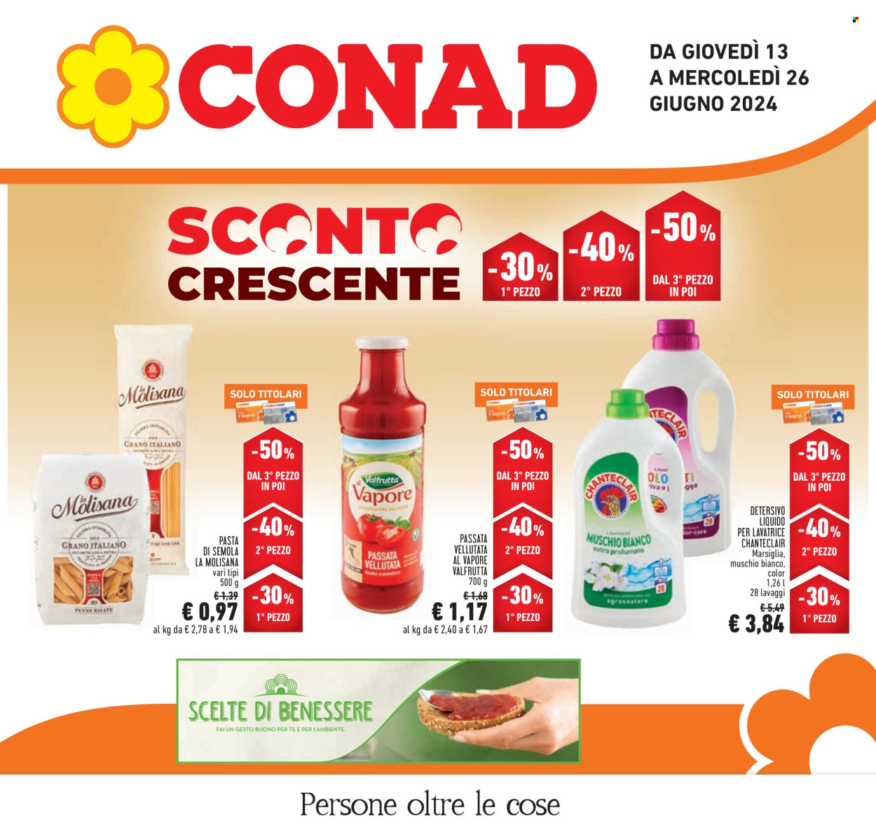 Volantino Conad - 13/6/2024 - 26/6/2024. Pagina 1