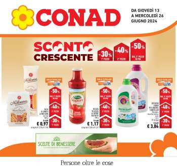 Volantino Conad - 13/6/2024 - 26/6/2024.