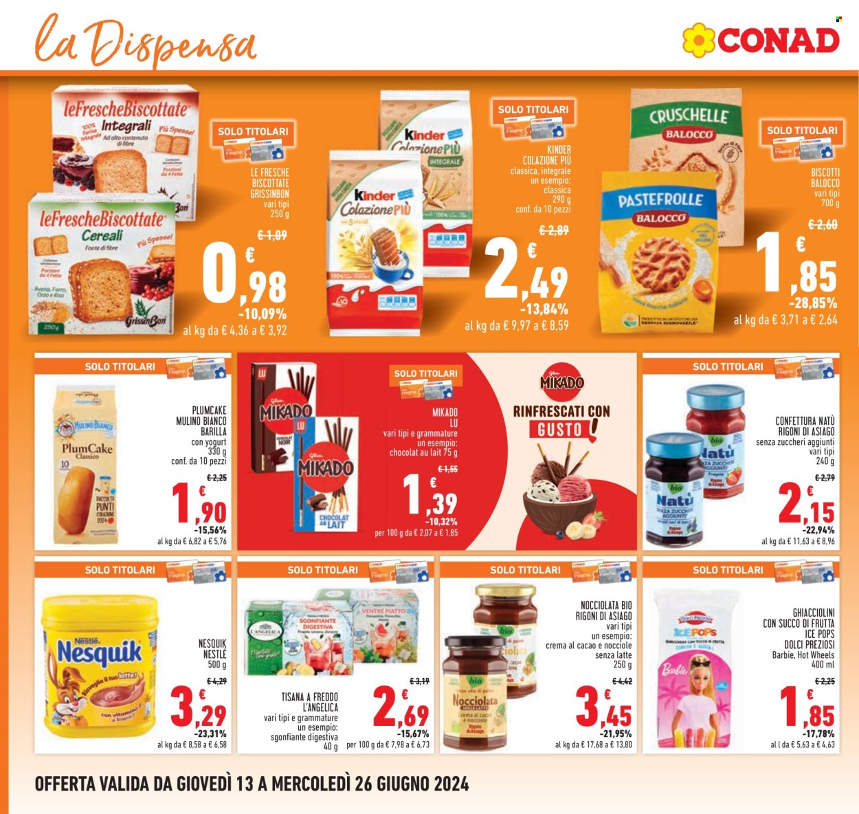 Volantino Conad - 13/6/2024 - 26/6/2024. Pagina 22