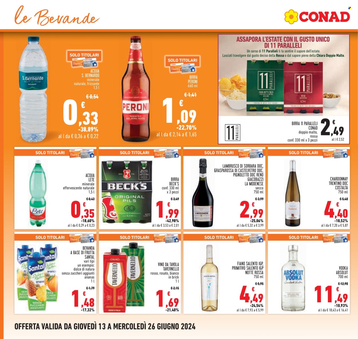 Volantino Conad - 13/6/2024 - 26/6/2024. Pagina 26
