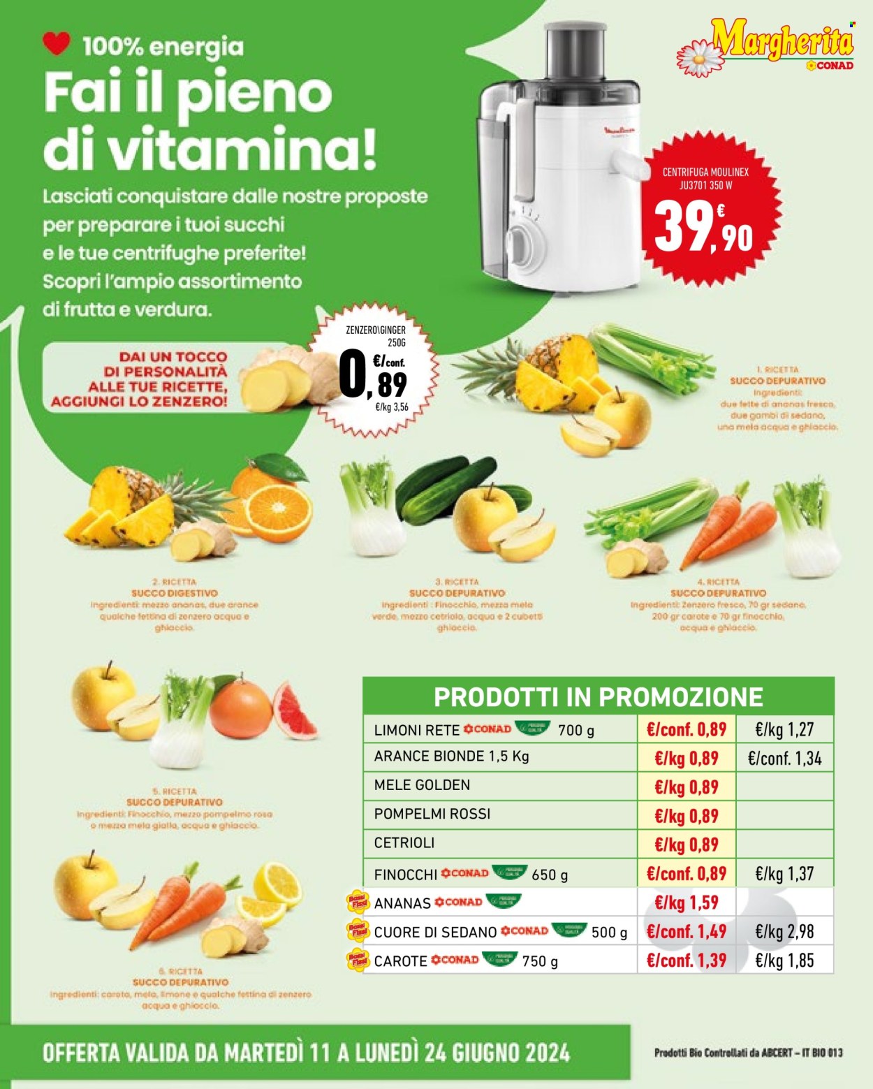 Volantino Margherita Conad - 11/6/2024 - 24/6/2024. Pagina 2