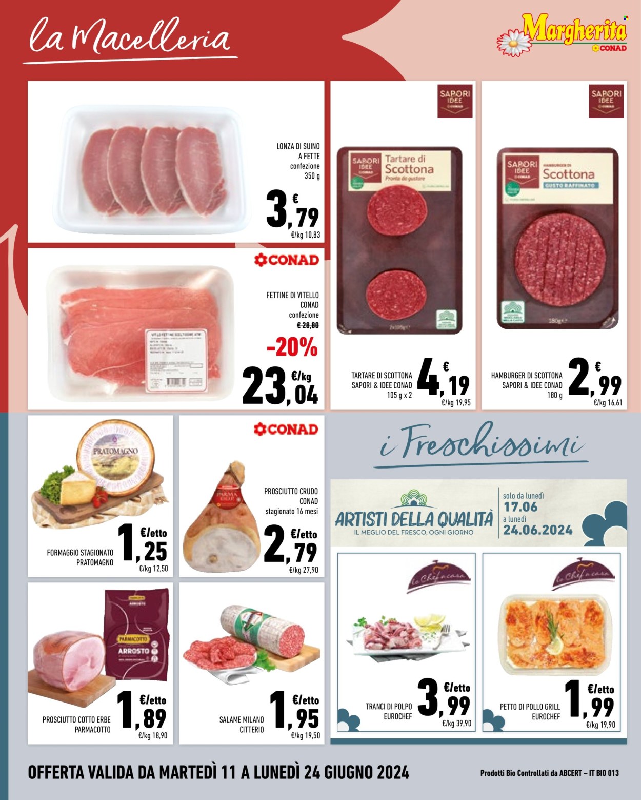 Leták Margherita Conad - 11.6.2024 - 24.6.2024. Strana 4