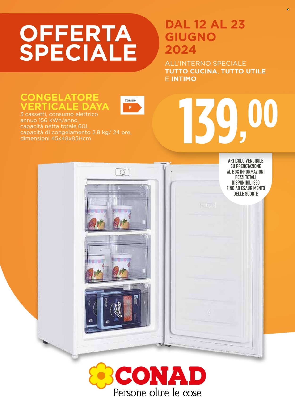 Volantino Conad - 12/6/2024 - 23/6/2024. Pagina 1