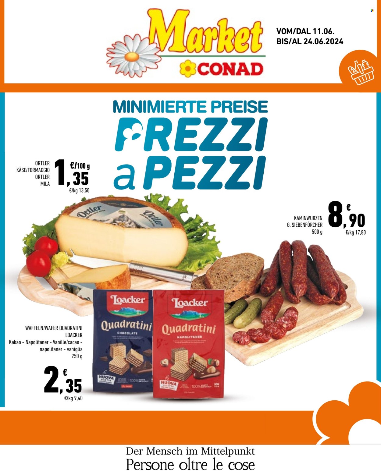 Volantino Market Conad - 11/6/2024 - 24/6/2024. Pagina 1