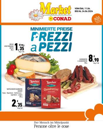 Volantino Market Conad - 11/6/2024 - 24/6/2024.
