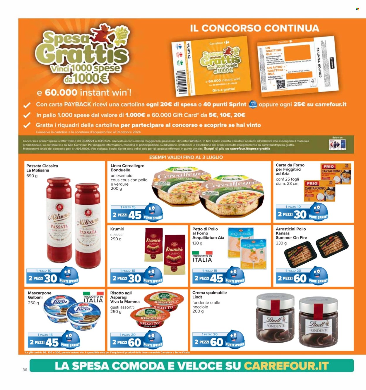 Volantino Carrefour - 13/6/2024 - 26/6/2024. Pagina 36