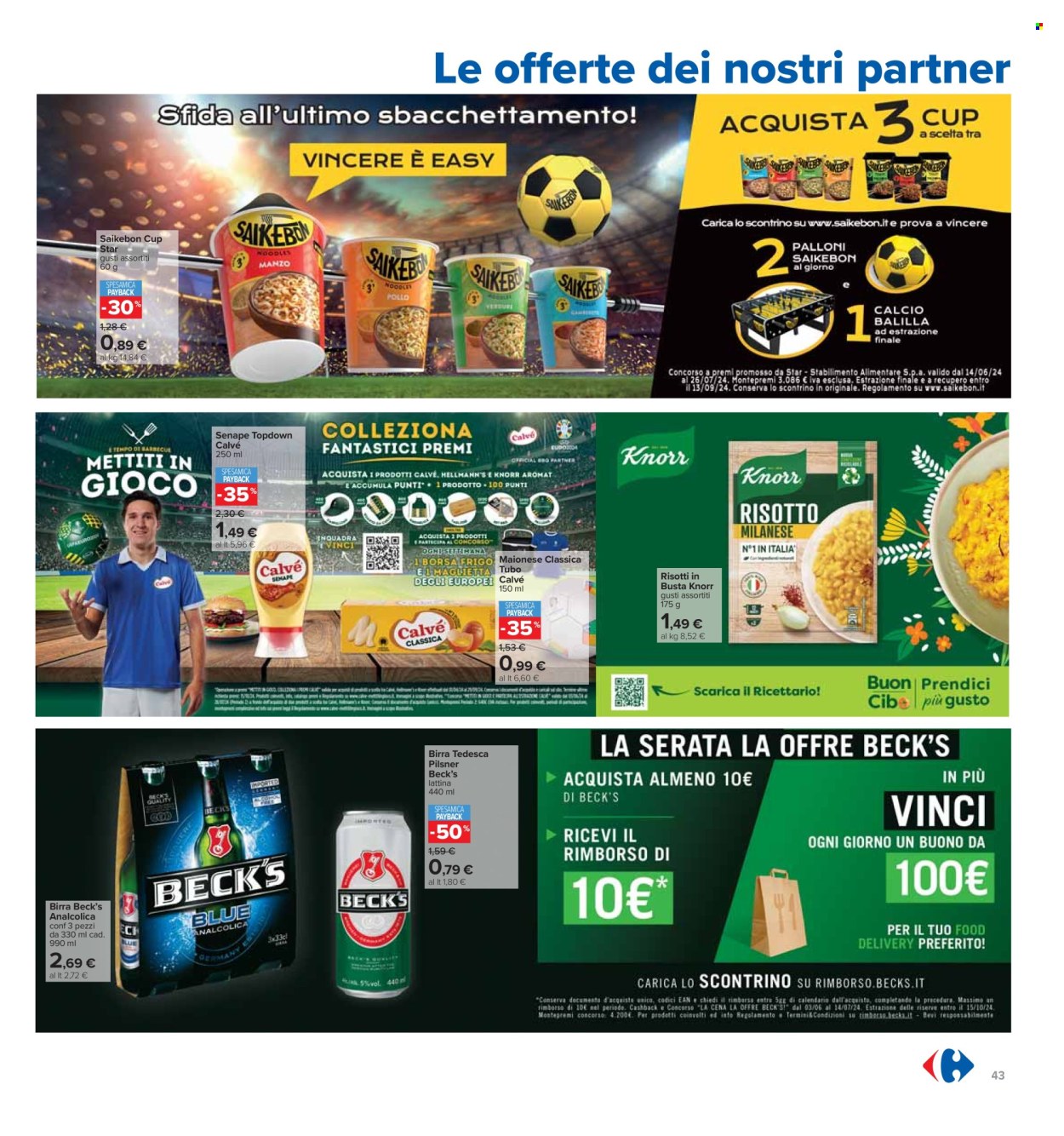 Volantino Carrefour - 13/6/2024 - 26/6/2024. Pagina 43
