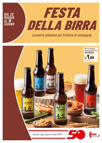 Volantino Iper, La grande i - 20/5/2024 - 16/6/2024.