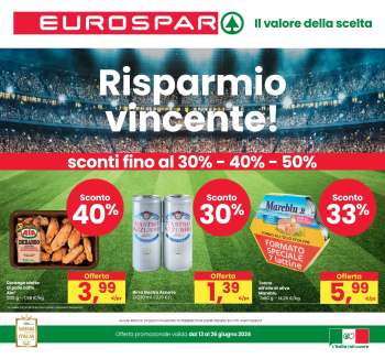 Volantino Eurospar - 13/6/2024 - 26/6/2024.