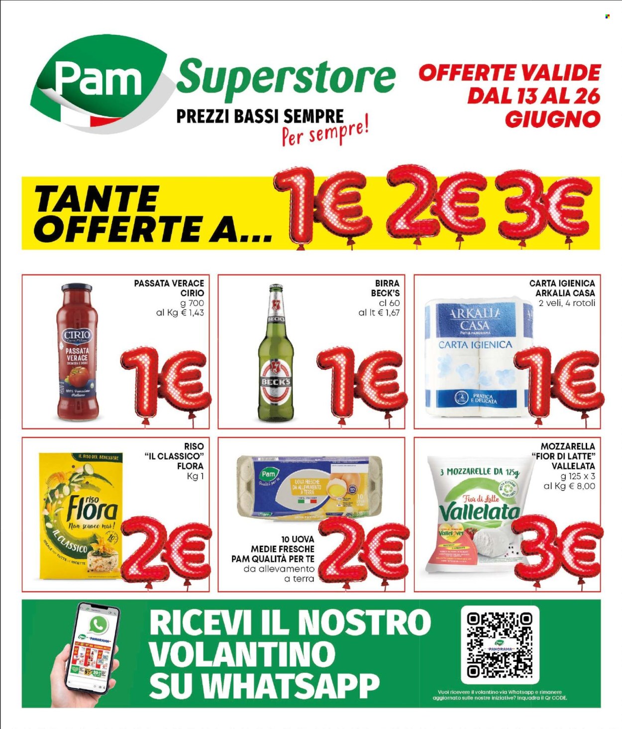 Volantino Pam Panorama - 13/6/2024 - 26/6/2024. Pagina 1