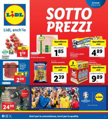 Volantino Lidl - 17/6/2024 - 23/6/2024.