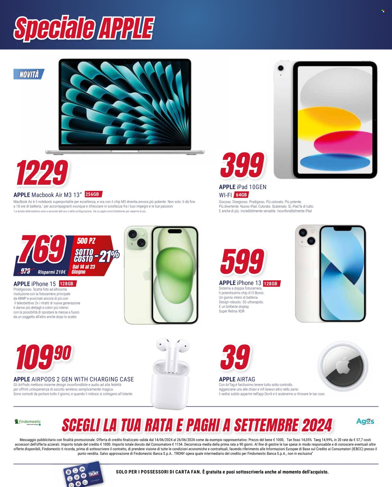 Volantino Trony - 14/6/2024 - 26/6/2024. Pagina 27