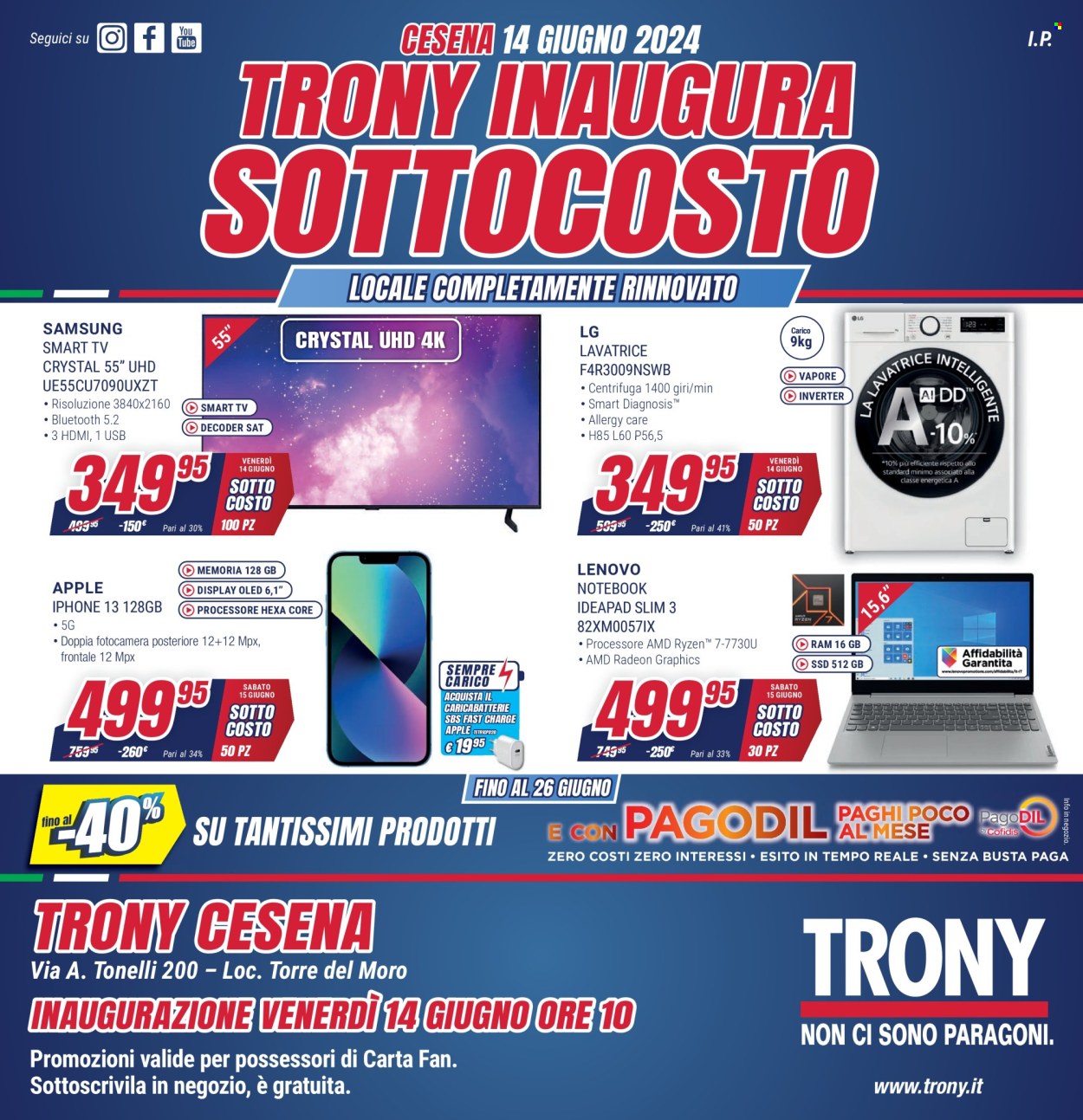 Leták Trony - 14.6.2024 - 26.6.2024. Strana 1