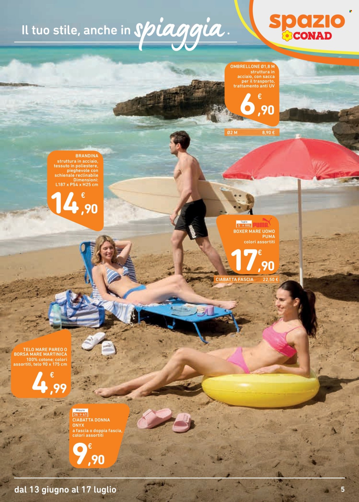 Volantino Spazio Conad - 13/6/2024 - 17/7/2024. Pagina 5