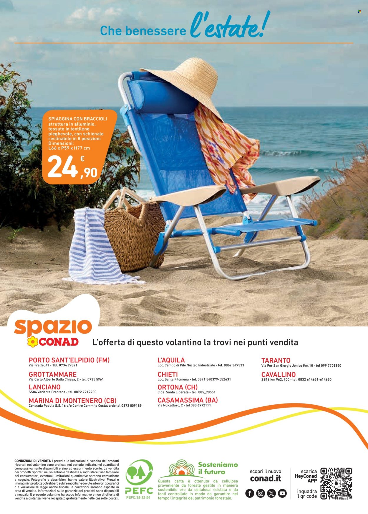 Volantino Spazio Conad - 13/6/2024 - 17/7/2024. Pagina 16