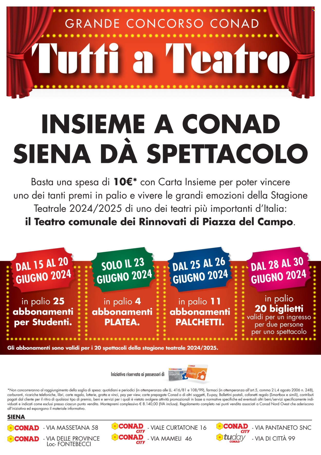 Leták Conad - 15.6.2024 - 30.6.2024. Strana 1